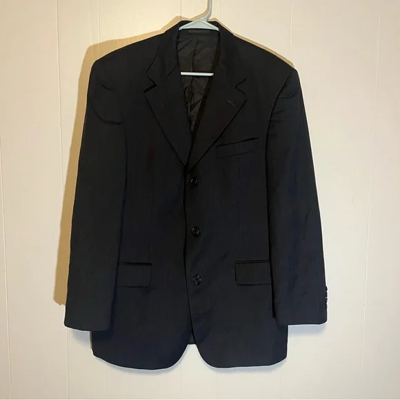 Boss Hugo Boss Suit Jacket Super 100 Finest Quality Size 45R - Picture 9 of 9